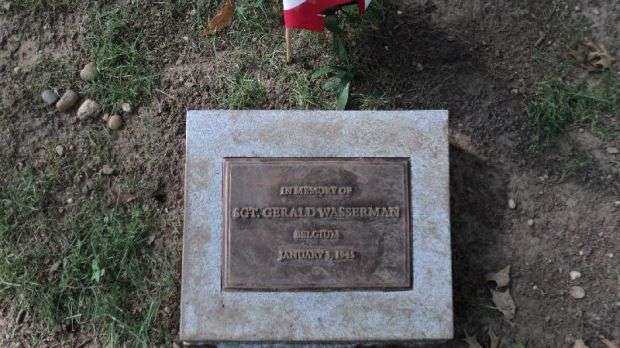 SGT. GERALD WASSERMAN MEMORIAL TREE PLAQUE