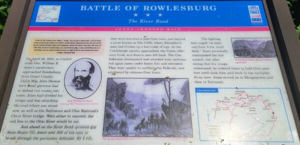 BATTLE OF ROWLESBURG WAR MEMORIAL PANEL G
