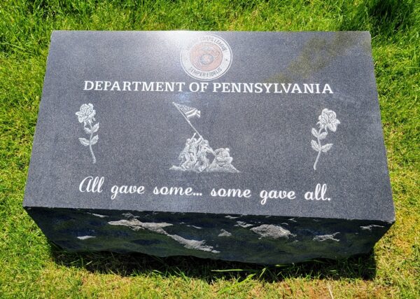 DEPARTMENT OF PENNSYLVANIA MARINE CORPS LEAGUE MEMORIAL TABLET