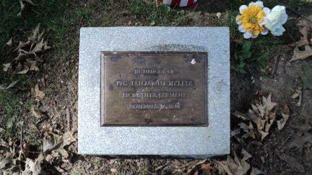 PFC. BENJAMIN HELLER MEMORIAL TREE PLAQUE