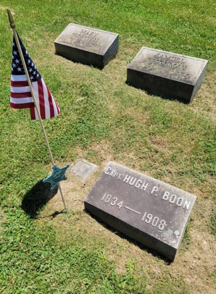 CAPT. HUGH P. BOON MEDAL OF HONOR WAR MEMORIAL GRAVESTONE