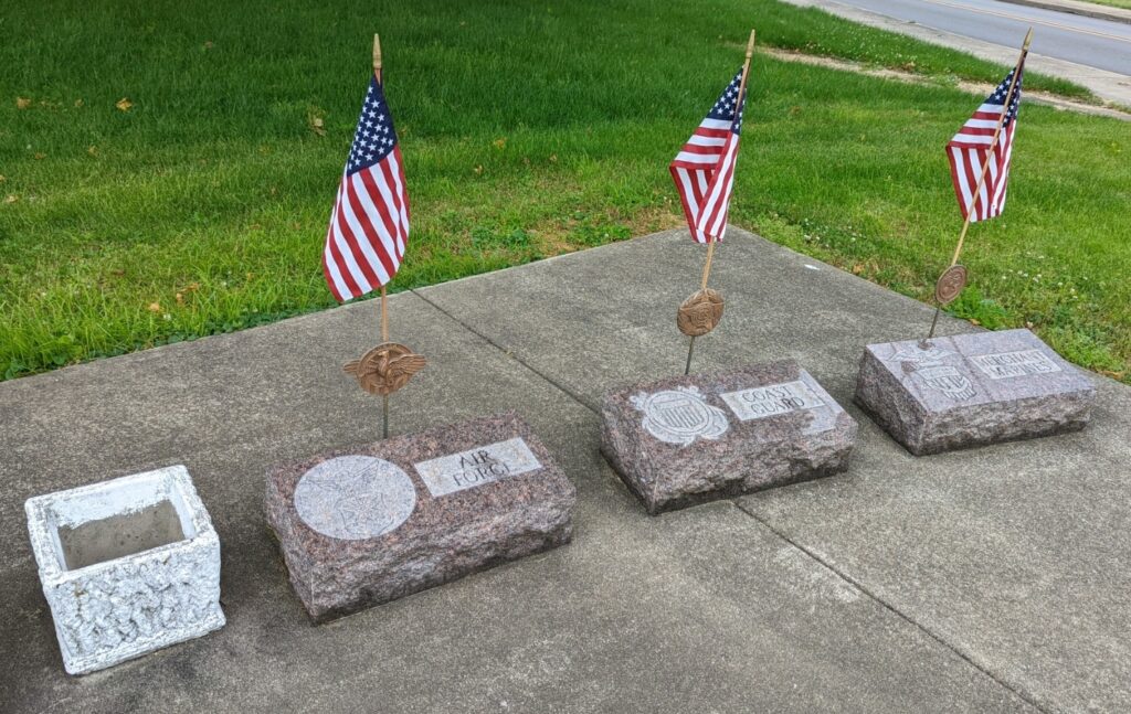 WAMPUM WAR VETERAN’S MEMORIAL RIGHT STONES