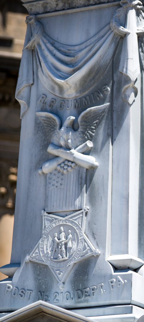 SOMERSET COUNTY, PA CIVIL WAR MEMORIAL STONE CARVING