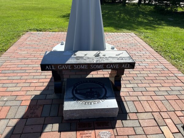 “SO OTHERS MAY LIVE” WAR MEMORIAL BENCH