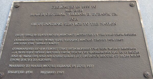 MAJOR GENERAL WILLIAM E. EUBANK, JR. MEMORIAL