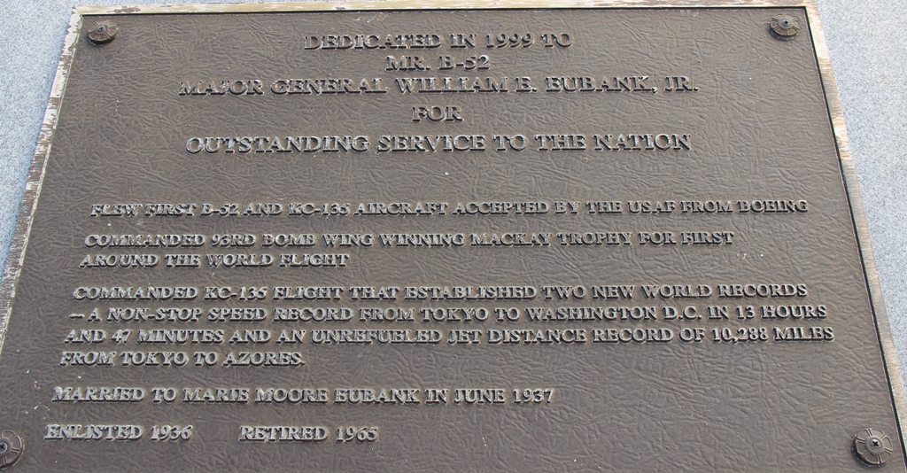 MAJOR GENERAL WILLIAM E. EUBANK, JR. MEMORIAL