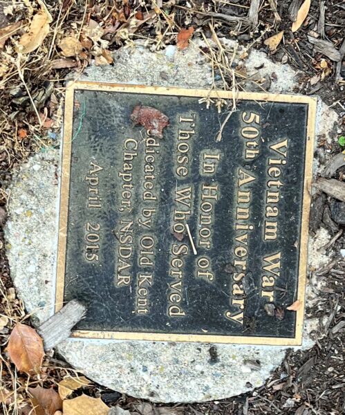 VIETNAM WAR 50TH ANNIVERSARY MEMORIAL TREE PLAQUE