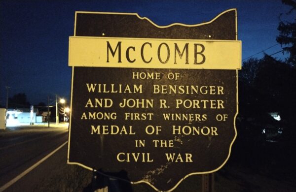 MCCOMB MEDAL OF HONOR WAR MEMORIAL MARKER III