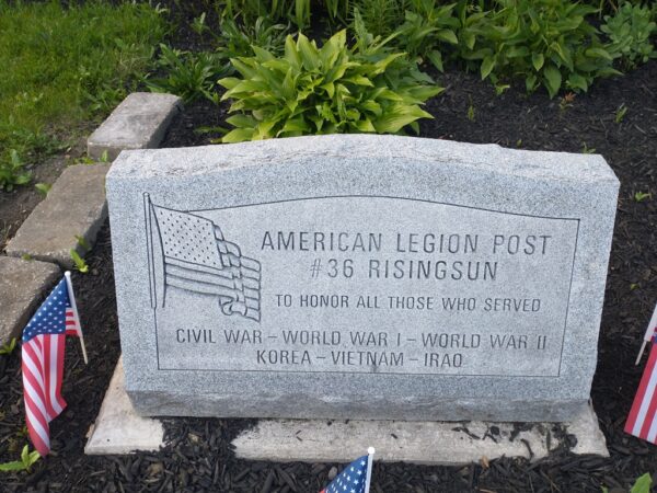 AMERICAN LEGION POST #36 RISINGSUN WAR MEMORIAL