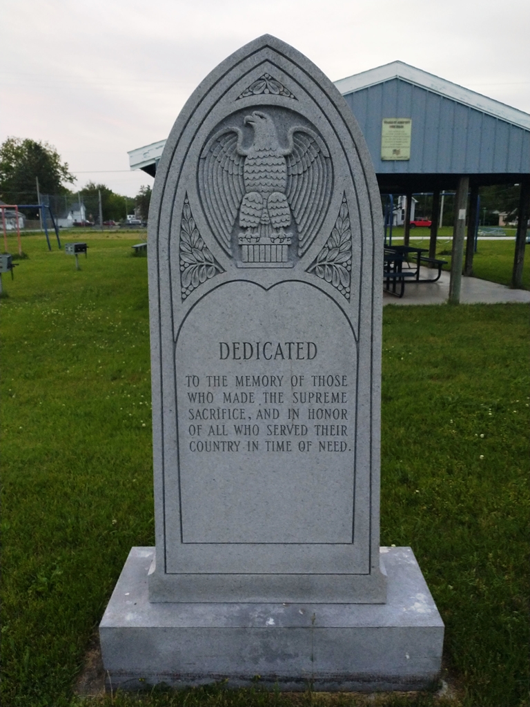 DEDICATED TO THE MEMORY WAR MEMORIAL
