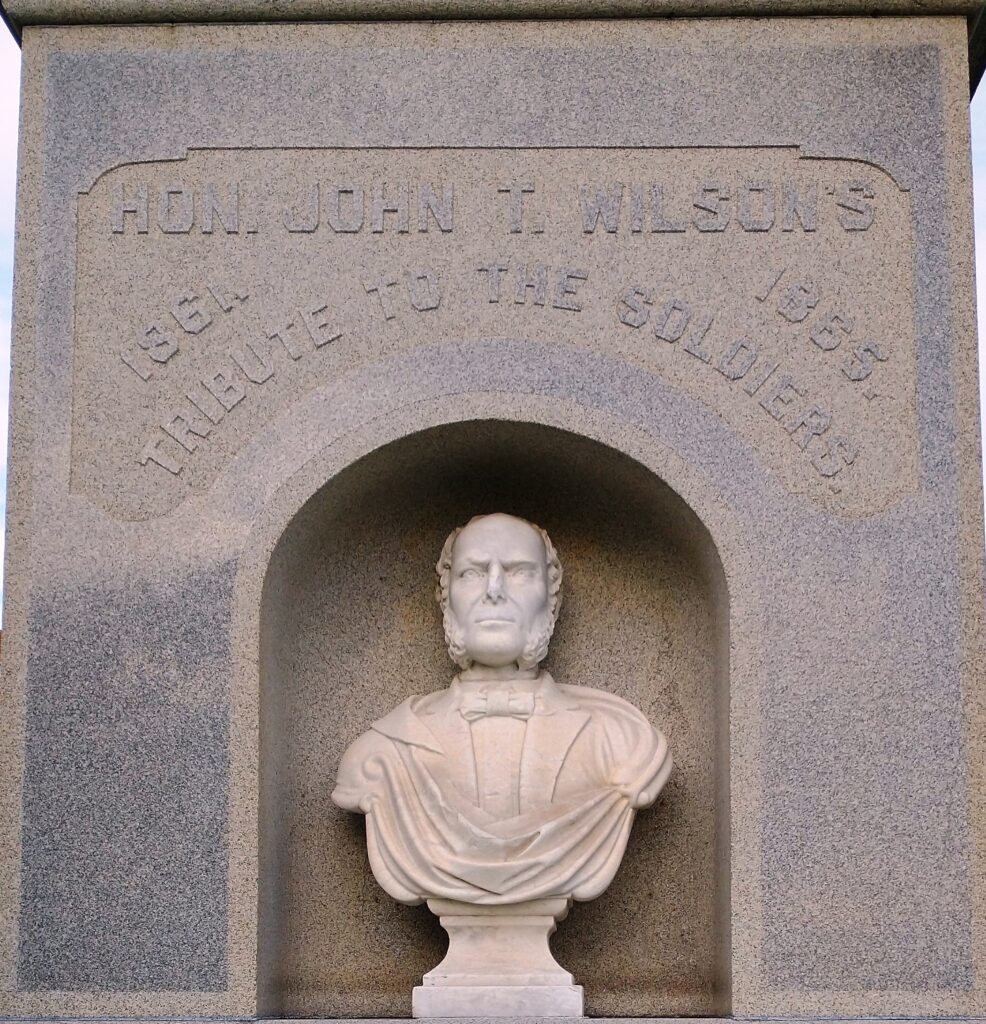 HON. JOHN T. WISLON’S TRIBUTE TO THE SOLDIERS CIVIL WAR MEMORIAL SIDE A