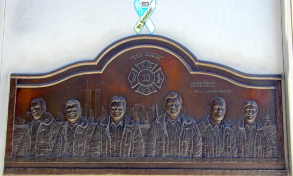 “TEN HOUSE” SEPTEMBER 11, 2001 MEMORIAL PLAQUE