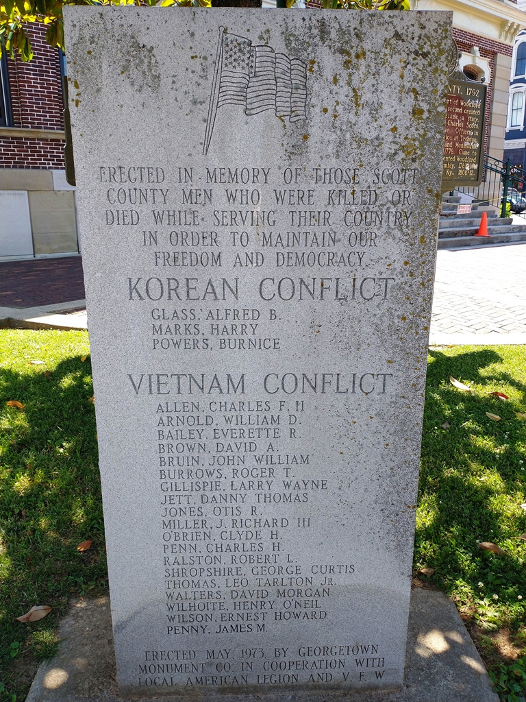 SCOTT COUNTY KOREAN CONFLICT AND VIETNAM CONFLICT MEMORIAL