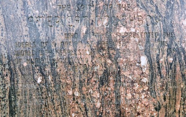 THE SPIRIT OF THE AMERICAN DOUGHBOY WAR MEMORIAL STONE
