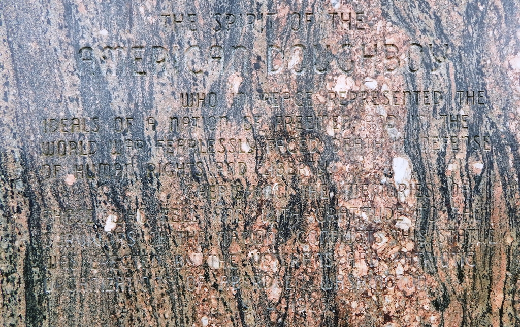 THE SPIRIT OF THE AMERICAN DOUGHBOY WAR MEMORIAL STONE