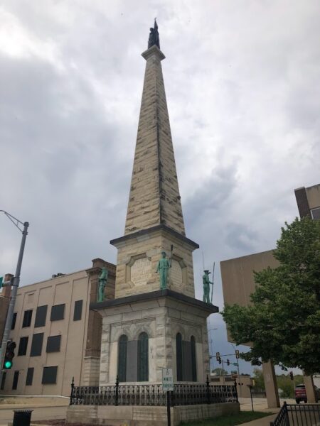 STEPHENSON COUNTY HEROIC DEAD MONUMENT