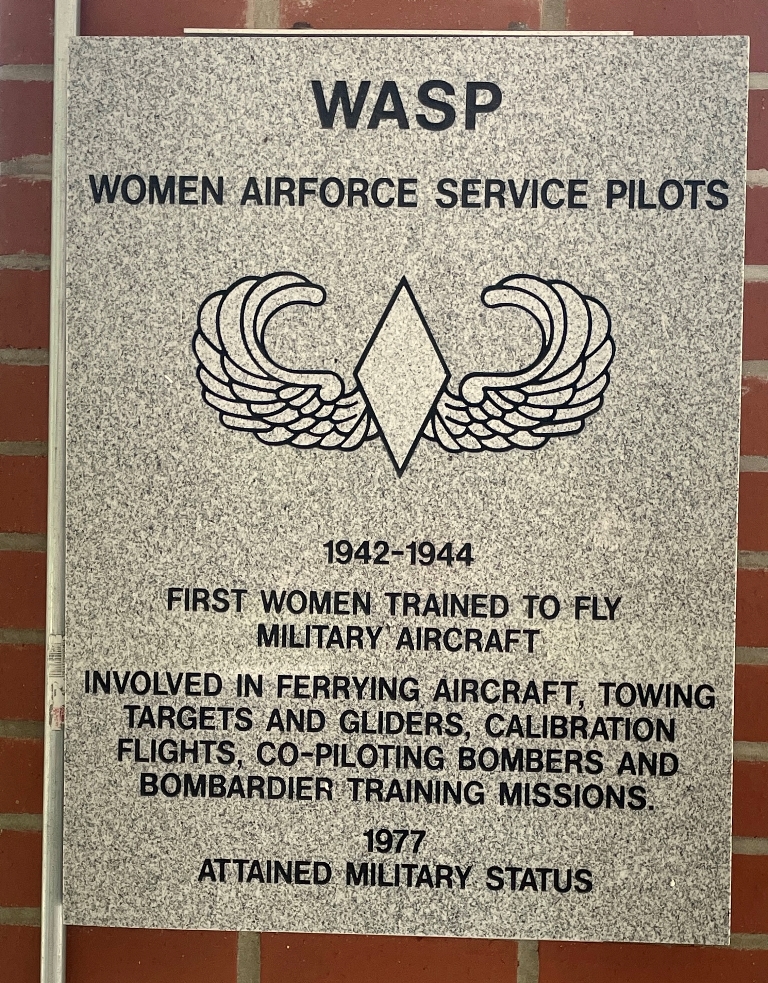 WASP WAR MEMORIAL TABLET