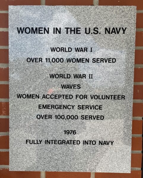 WOMEN IN THE U.S. NAVY WAR MEMORIAL TABLET