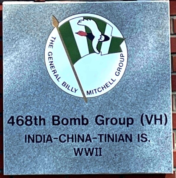 468TH BOMB GROUP (VH) WAR MEMORIAL TABLET