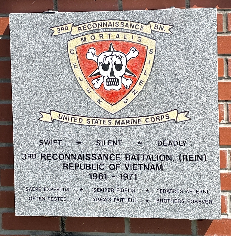 3RD RECONNANISSANCE BATTALION (REIN) MEMORIAL TABLET
