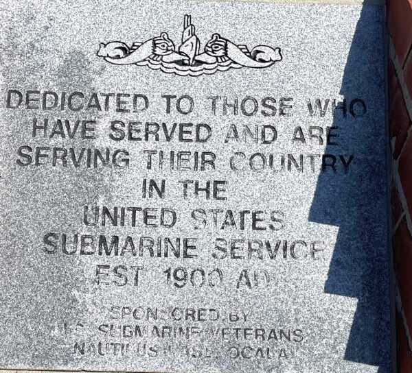 UNITED STATES SUBMARINE SERVICE MEMORIAL TABLET
