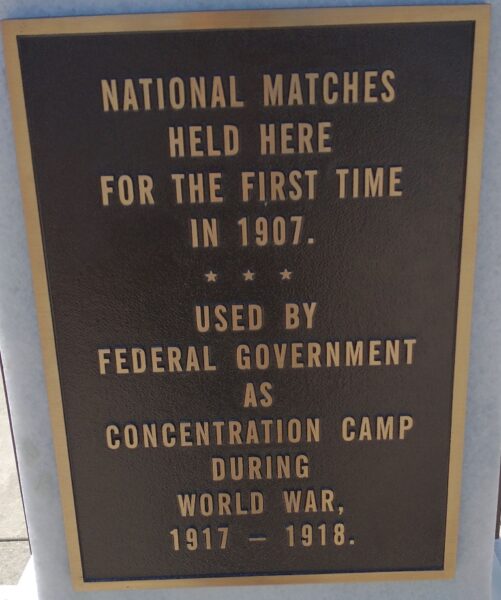 CAMP PERRY WAR MEMORIAL PLAQUE B