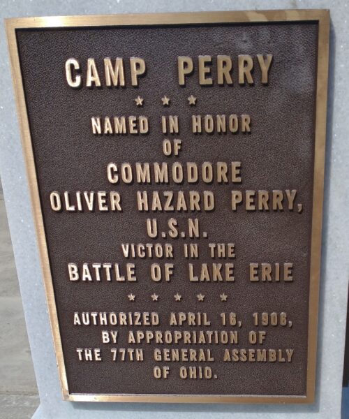 CAMP PERRY WAR MEMORIAL PLAQUE A