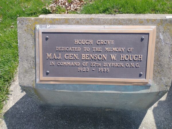 HUGH GROVE MEMORIAL PLAQUE