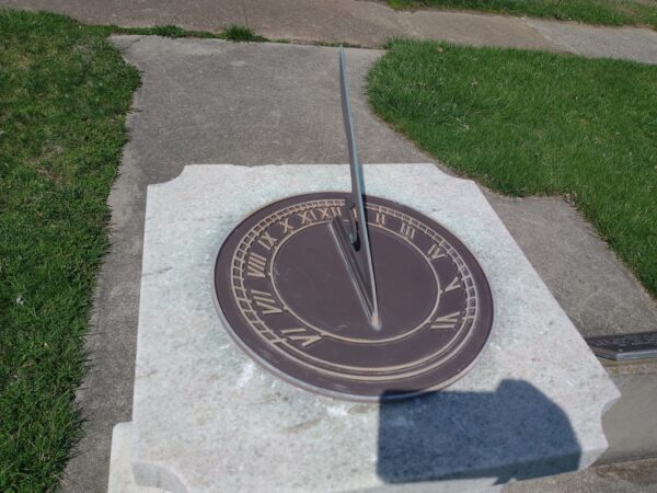 MAJ. GEN. BENSON W. HUGH MEMORIAL SUNDIAL