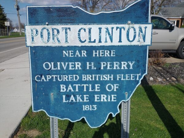 PORT CLINTON BATTLE OF LAKE ERIE MEMORIAL MARKER