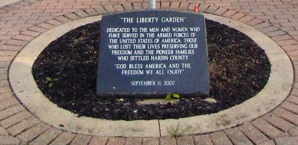 HARDIN COUNTY “THE LIBERTY GARDEN” MEMORIAL STONE