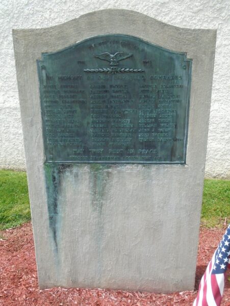 AMERICAN LEGION POST 815 WORLD WAR II MEMORIAL