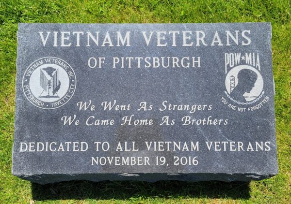 NATIONAL CEMETERY OF THE ALLEGHENIES VIETNAM VETERANS OF PITTSBURGH MEMORIAL TABLET