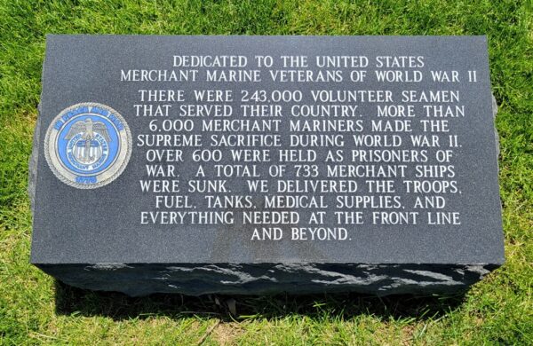 NATIONAL CEMETERY OF THE ALLEGHENIES MERCHANT MARINE VETERANS MEMORIAL TABLET