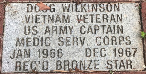 DOUG WILKINSON WAR MEMORIAL TABLET