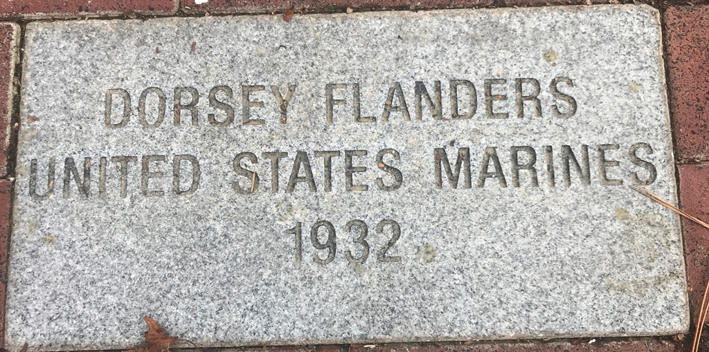 DORSEY FLANDERS MEMORIAL TABLET