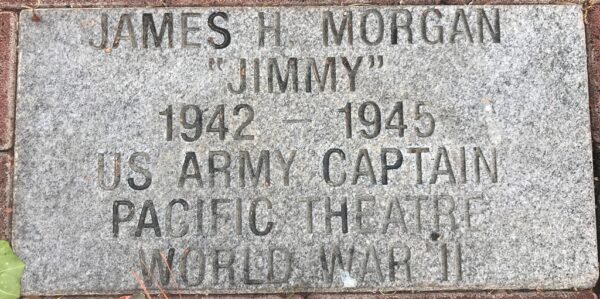 JAMES H. MORGAN WAR MEMORIAL TABLET