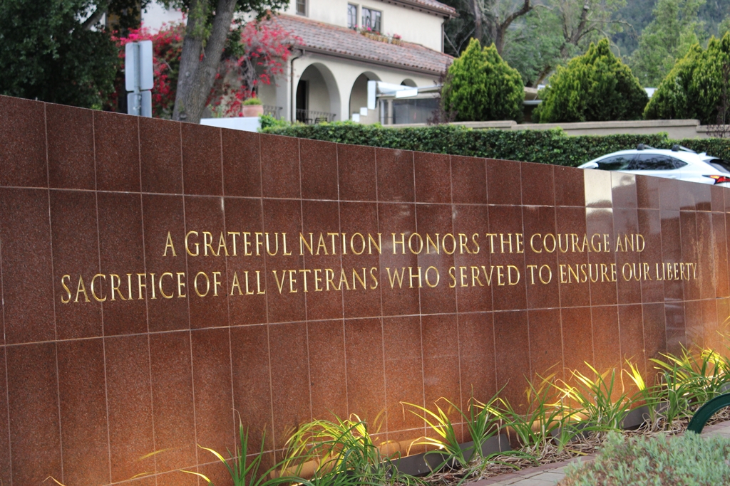 THE FLAME OF LIBERTY MEMORIAL WALL