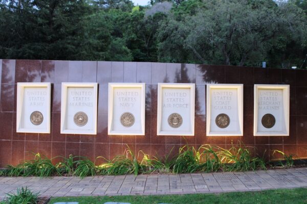 THE FLAME OF LIBERTY MEMORIAL PLAQUES