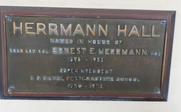 HERRMANN HALL MEMORIAL PLAQUE