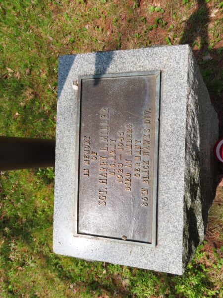 SGT. HARRY L. MILLER WAR MEMORIAL