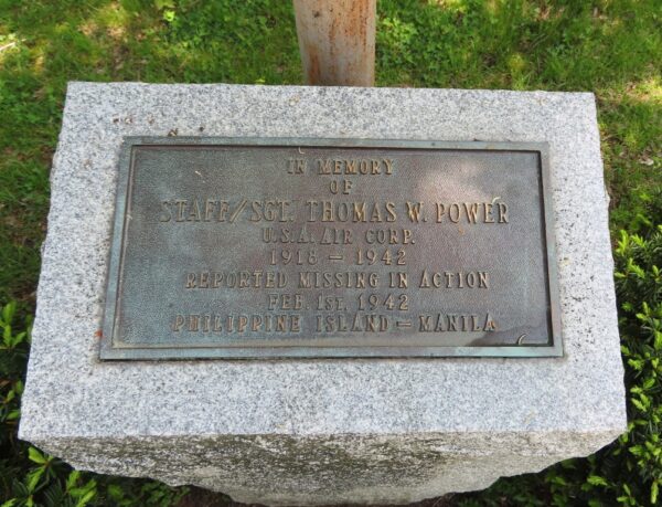 STAFF/SGT. THOMAS W. POWER WAR MEMORIAL