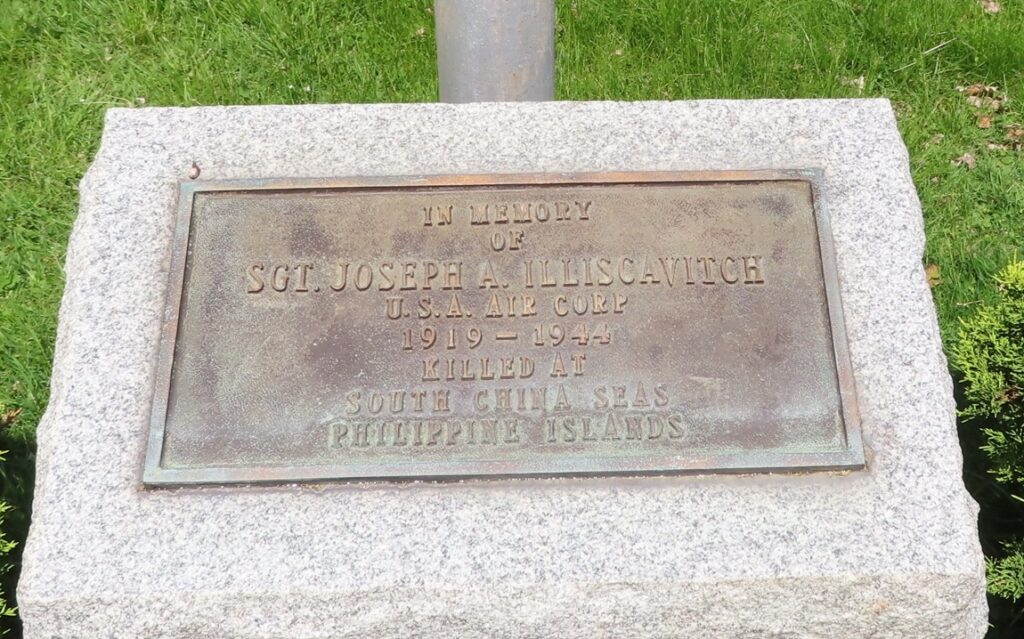 SGT. JOSEPH A. ILLISCAVITCH WAR MEMORIAL