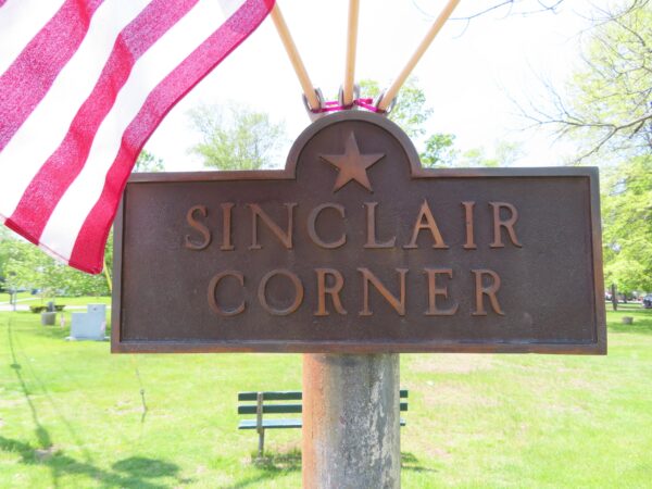 SINCLAIR CORNER MEMORIAL MARKER