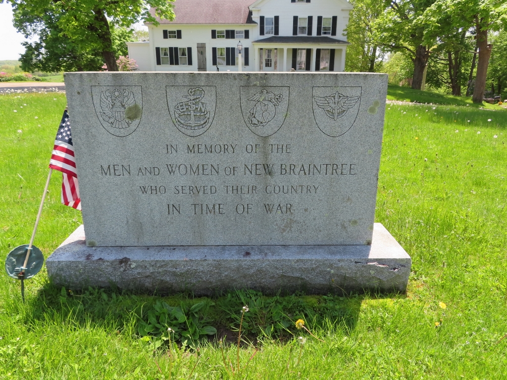 NEW BRAINTREE WAR VETERANS MEMORIAL