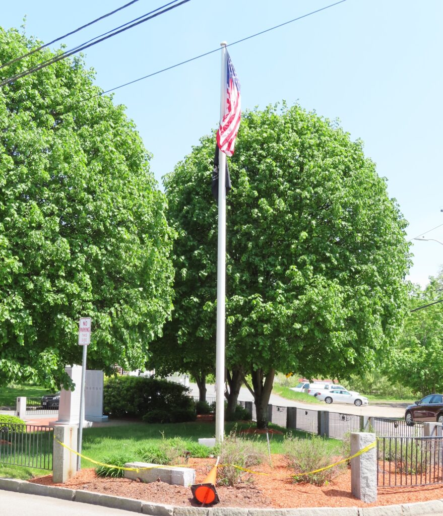 CAPT. PAUL D. BERTHIAUME WAR MEMORIAL FLAGPOLE