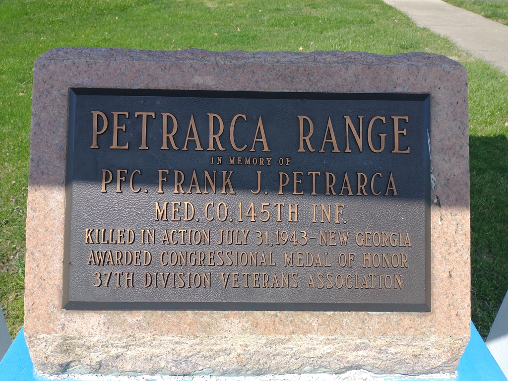 PETRARCA RANGE WAR MEMORIAL PLAQUE A