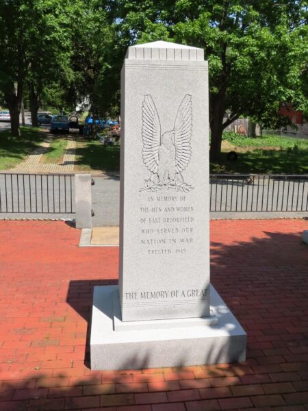EAST BROOKFIELD WAR VETERANS MEMORIAL