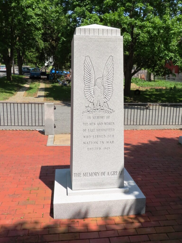 EAST BROOKFIELD WAR VETERANS MEMORIAL