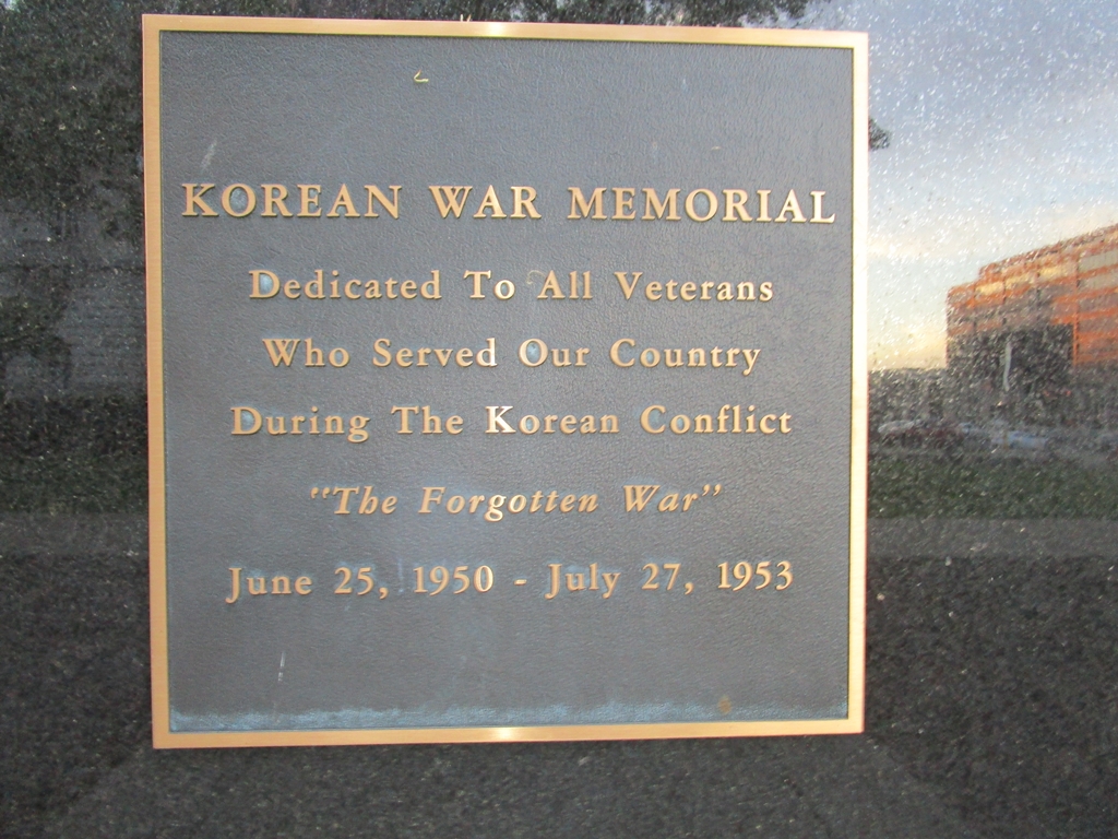 BINGHAMTON KOREAN WAR MEMORIAL PLAQUE A